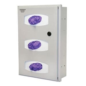 Powder Coated Steel Dispenser Triple Ea