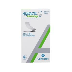 Aquacel Ag Advantage Hydrofiber Wound Dressing 18x0.39" Sterile Ribbon NAdh