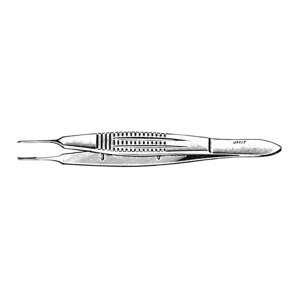 Castroviejo Suture Ophthalmic Forceps Straight 4-1/4" Non-Sterile Ea