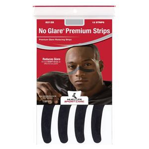 No Glare Athletic Strips Black 12/Pk