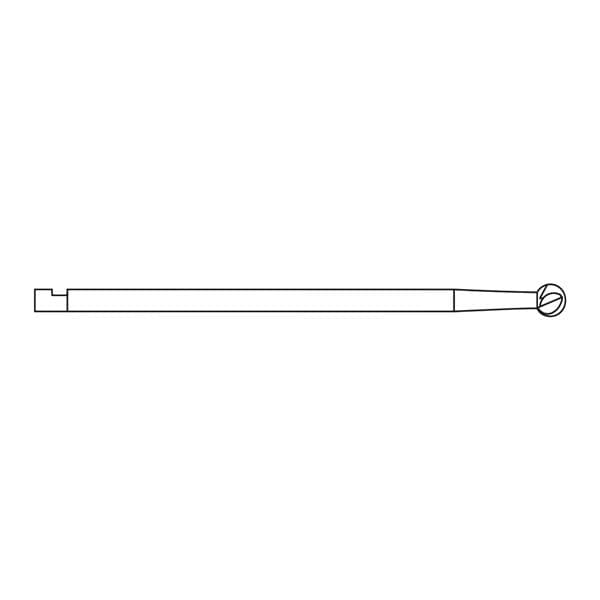 Micro Bur Bone 3.2mm Round Ea