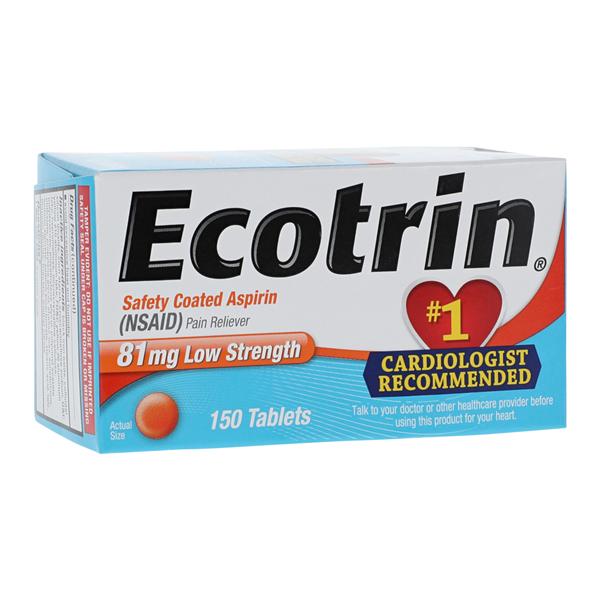Ecotrin Tablets 81mg Low Dose 150/Bt