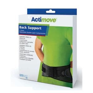 Actimove Compression Support Back Size 2X-Large Elastic/Neoprene 32-46