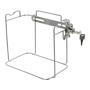 Wall Bracket 10x11x5-1/4" Locking Metal For Sharps Containers 5/Ca