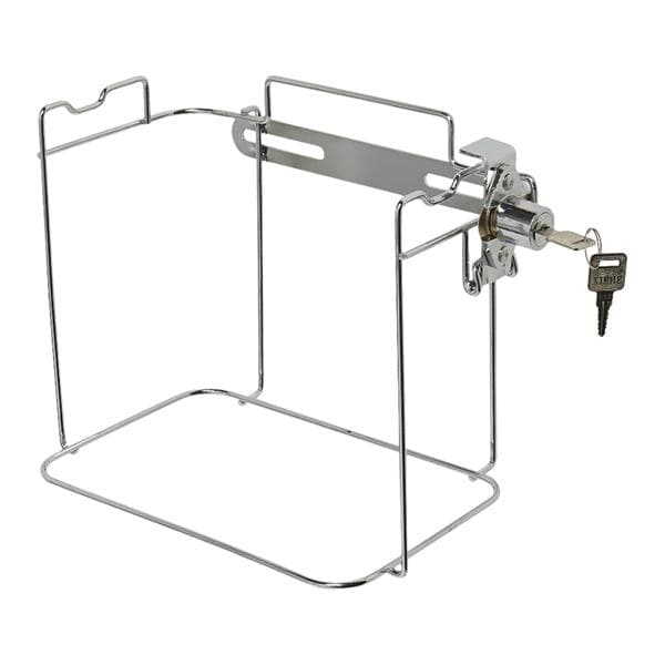 Wall Bracket 10x11x5-1/4" Locking Metal For Sharps Containers 5/Ca