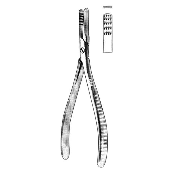 Radolf Extracting Forcep 5-1/4" Straight Stainless Steel Non-Sterile Reusable Ea