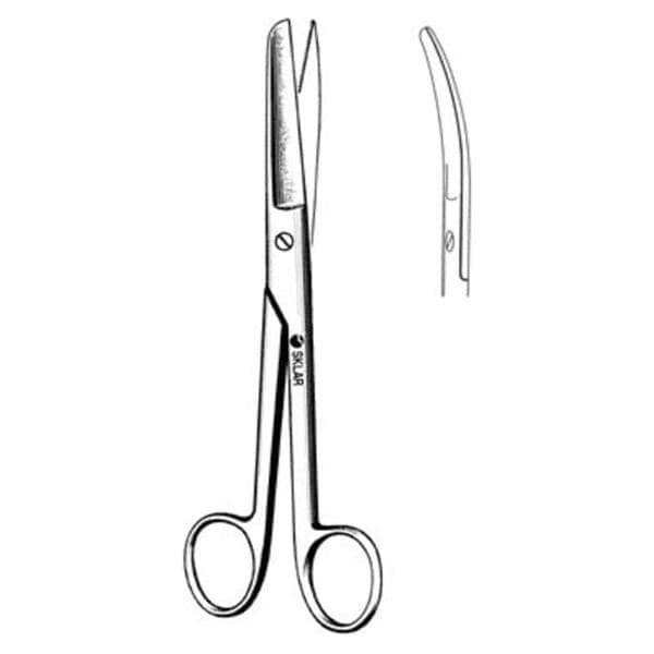 Moleskin Scissors Straight 7-1/2" Stainless Steel Non-Sterile Reusable Ea