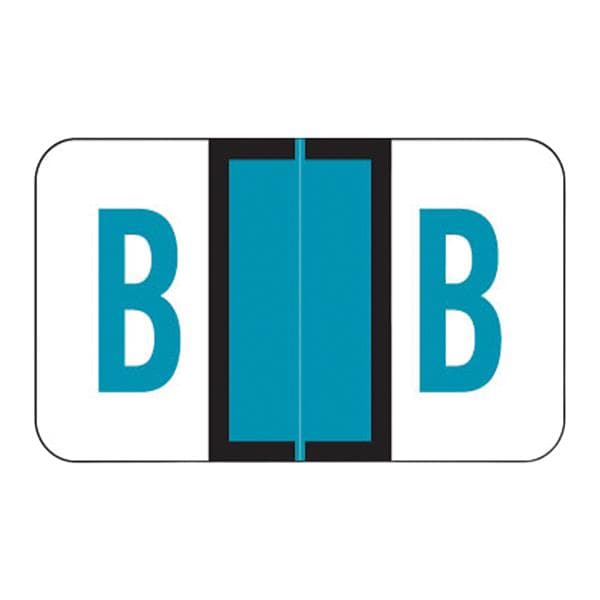 POS Compatible B Label End Tab 225/Pk