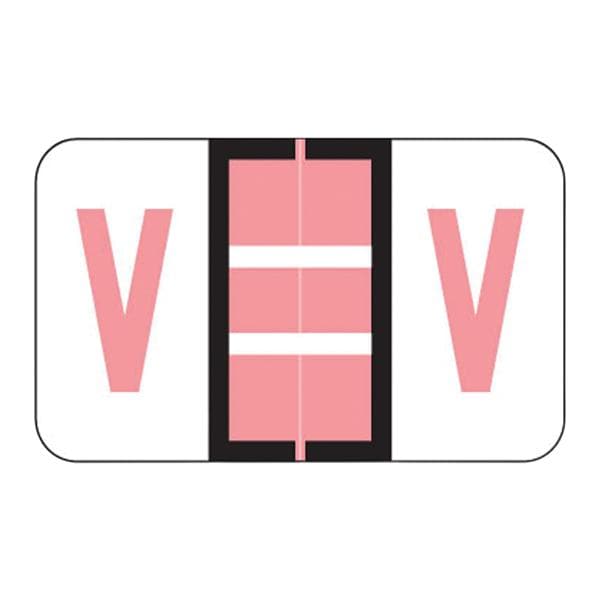 POS Compatible V Label End Tab 225/Pk