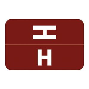 Smead ACC "H" End-Tab Label 100/Pk