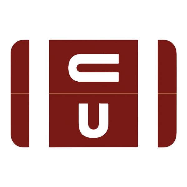 Smead ACC "U" End-Tab Label 100/Pk