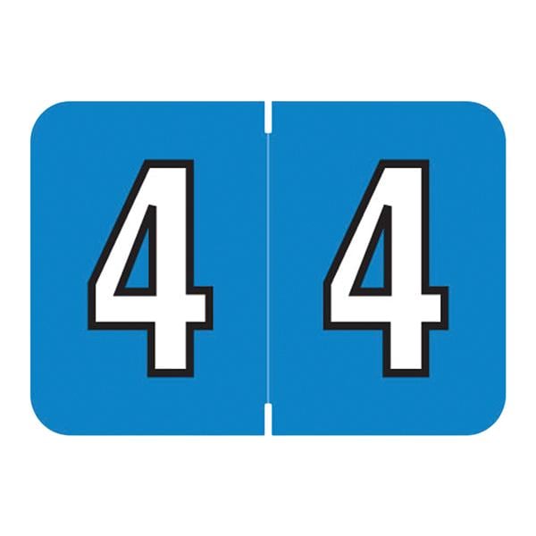 Colwell Jewel Tone "4" Labels 500/Rl