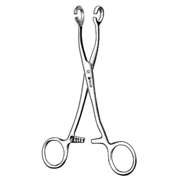 Hildebrandt Hemostatic Forceps Straight 6-1/2" Stainless Steel Non-Sterile Ea