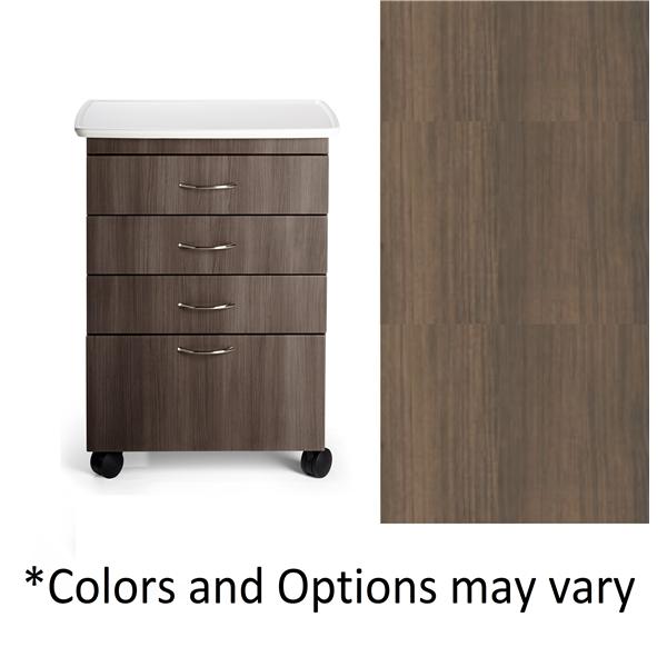 Synthesis Treatment Cabinet 18x27x33" 60mm Caster (3) 4 Drwr/(1) 8 Drwr Kylck