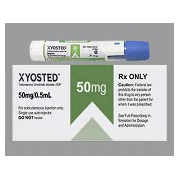Xyosted Injection 50mg Auto-Injector 0.5mL 4/Package