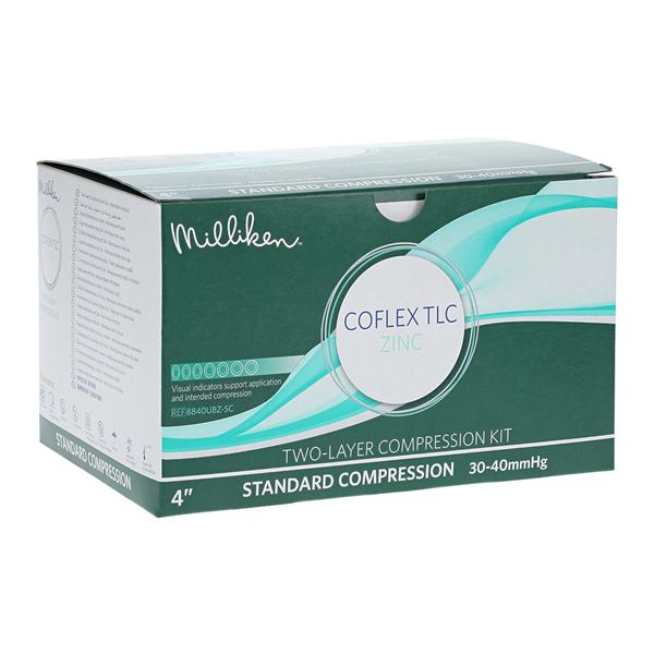 CoFlex TLC Compression Bandage Foam/Elastic 4"x7yds Tan/White 8/Ca