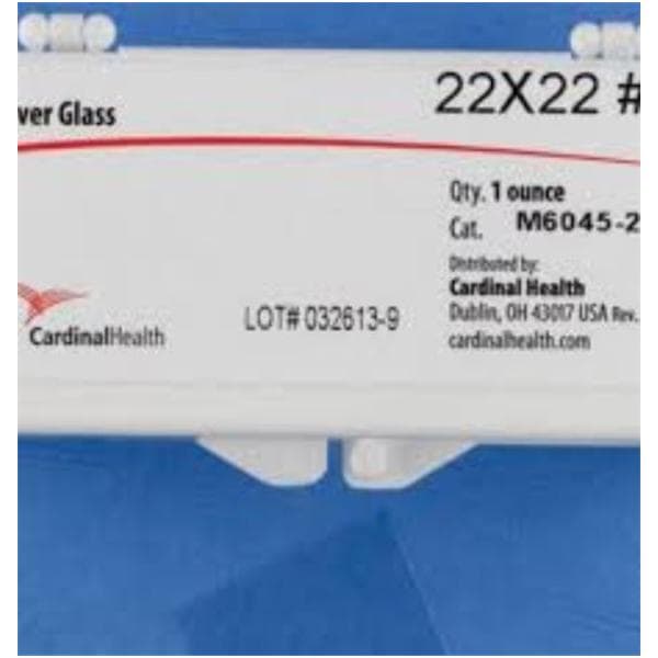 Superslip Cover Glass 22x22mm #1 100Oz/Ca