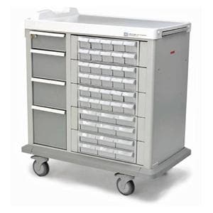 Medication Cart 20x39x43" 5" Caster (4) Drawer Lock