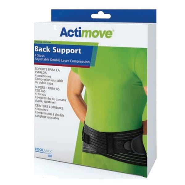 Actimove Double Layer Support Back Size X-Large Elastic/Neoprene 32-46"