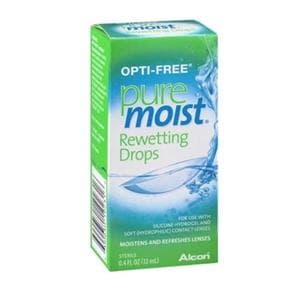 Opti-Free Puremoist Contact Lens Drops 12mL/Bt