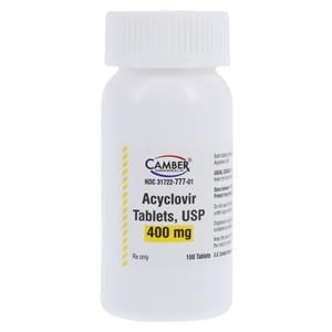 Acyclovir Tablets 400mg Bottle 100/Bottle Each