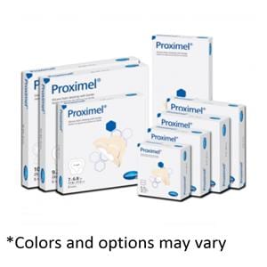 Proximel Basic Foam Dressing 9x9" 3 Layer Square 5.3x4.5" Pd Sz Adhr Tn Abs LF