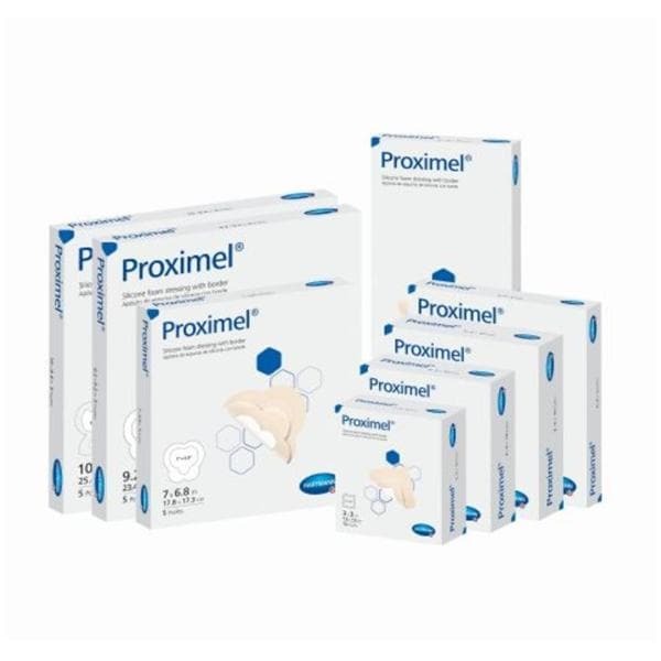 Proximel Basic Foam Dressing 8x8" 3 Layer Sterile Sq Non-Bordered NAdh Tn Abs LF