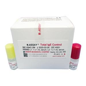 Kamiya K-Assay Total IgE 2 Levels Control Ea