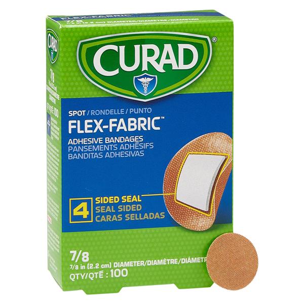 Curad Adhesive Bandage Woven Fabric 7/8" Natural Sterile 1200/Ca