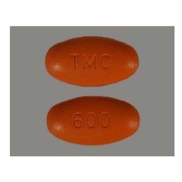 Prezista Tablets 600mg Bottle 60/Bottle Each