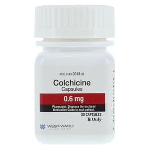 Colchicine Capsules 0.6mg Bottle 30/Bottle Each