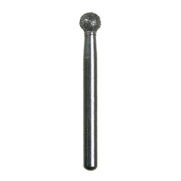 Spring Diamond Bur Friction Grip Fine Round 25/Pk