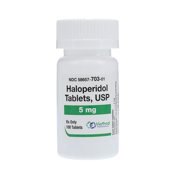 Haloperidol Tablets 5mg Bottle 100/Bottle Each