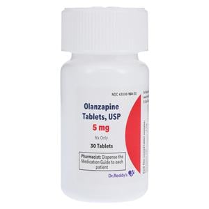 Olanzapine Tablets 5mg Bottle 30/Bottle Each
