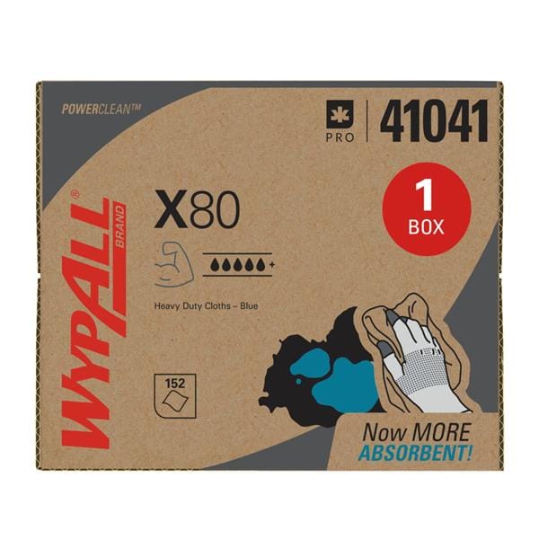 WypAll Wipe Reusable Cloth 11.1 in x 16.8 in Blue 160/Ca