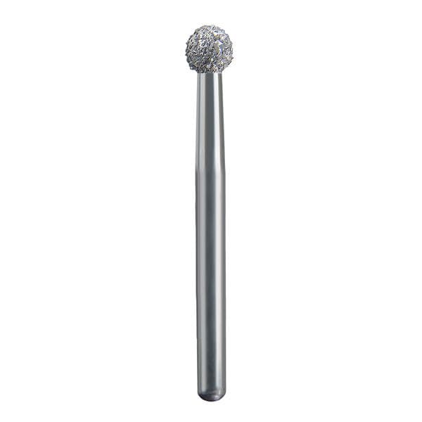 Spring Diamond Bur Friction Grip Super Coarse Round 25/Pk - Spring Diamond Bur Friction Grip Super Coarse Round 25/Pk - Image 1