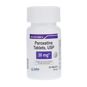 Paroxetine HCl Tablets 30mg Bottle 30/Bottle Each