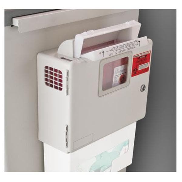 Kendall Lockable Cabinet White 13x5x11.5" Metal For Sharps Container Ea