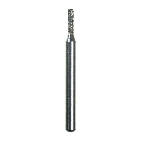 Spring Diamond Bur Friction Grip Coarse Flat-End Cylinder 25/Pk