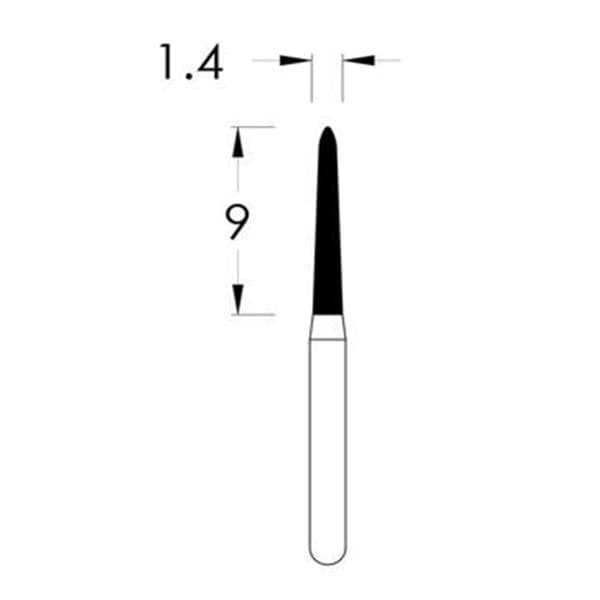 Spring Bur Friction Grip Medium 878K 25/Pk