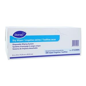 Dry Wipes 500/Bx, 4 BX/CA