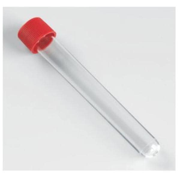 Test Tube Polystyrene 15mL 16x120mm Sterile 500/Ca