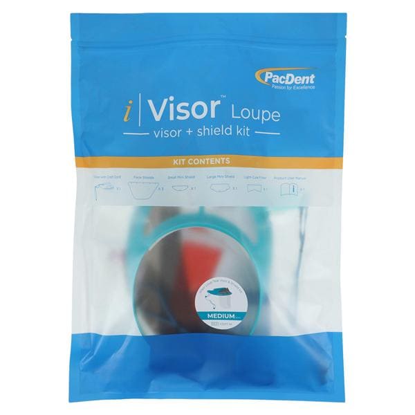 iVisor Loupe Visor & Shield Medium Teal Reusable Ea - iVisor Loupe Visor & Shield Medium Teal Reusable Ea - Image 1