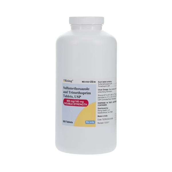 Sulfamethoxazole/Trimethoprim Tablets 800mg/160mg Double Strength Bottle 500/Bt
