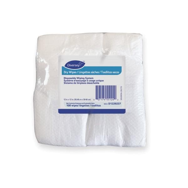 Dry Wipes 100/Pk, 6 PK/CA