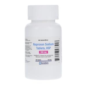 Naproxen Sodium Tablets 550mg Bottle 100/Bt