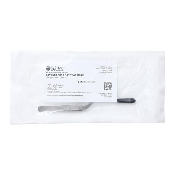 Forcep 5-1/2" Stainless Steel Ea, 25 EA/CA