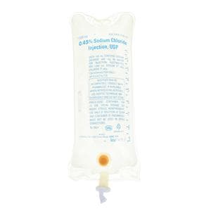 Injectable Solution Sodium Chloride 0.45% 1000mL Bag Bag 12/Ca