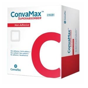 ConvaMax Superabsorber Composite Dressing Strip 4x4" Adhesive Absorbent