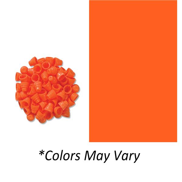 Universal Cap/Plug Orange 1000/Pk